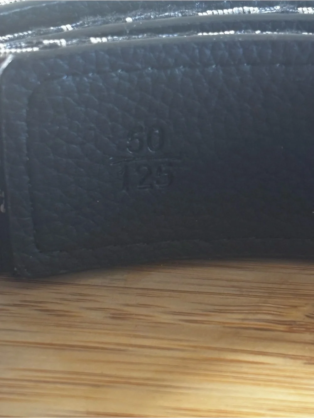 Brand new !! Black Monogram Canvas Belt with Silver 'CD' Buckle